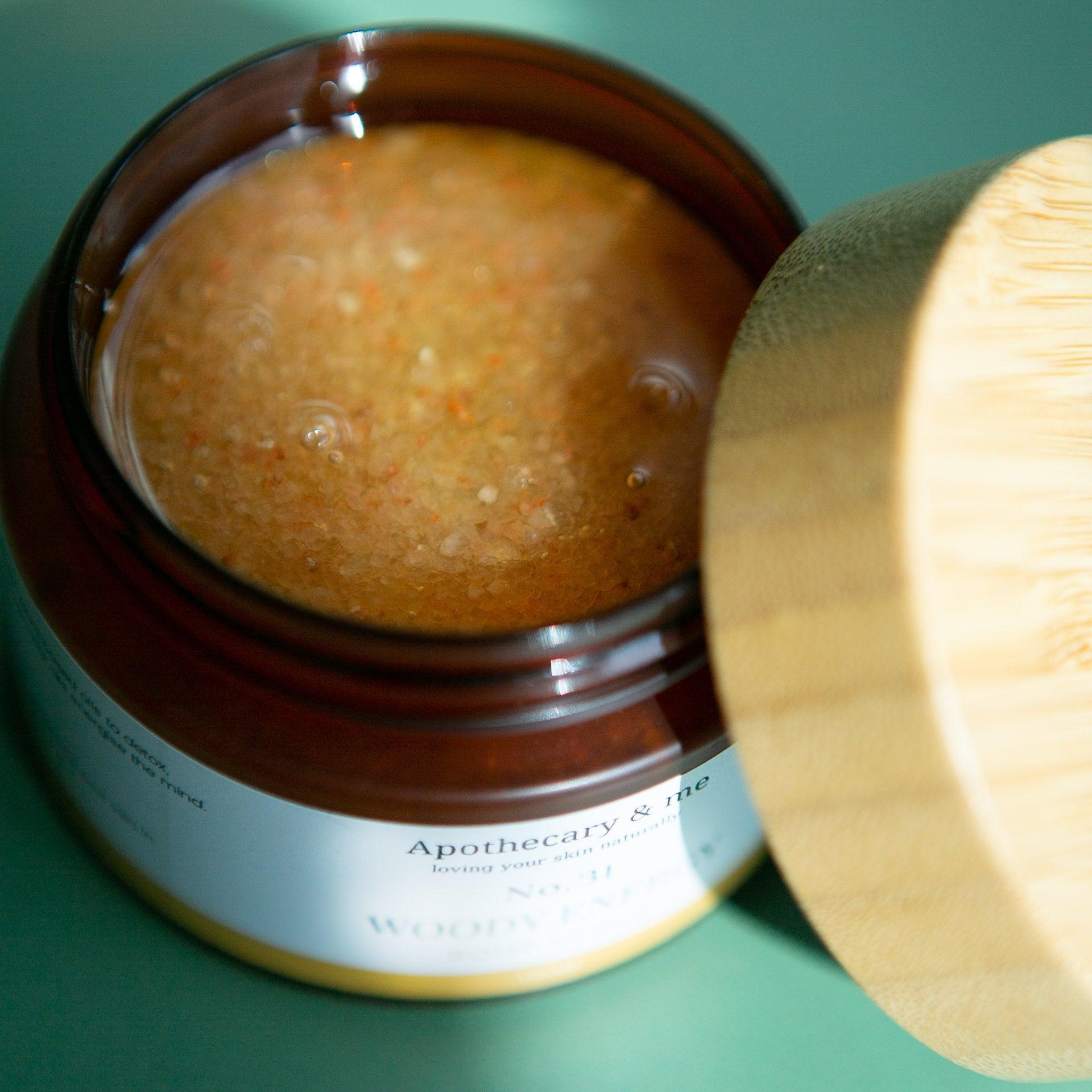 floral energy body scrub - Apothecary & me