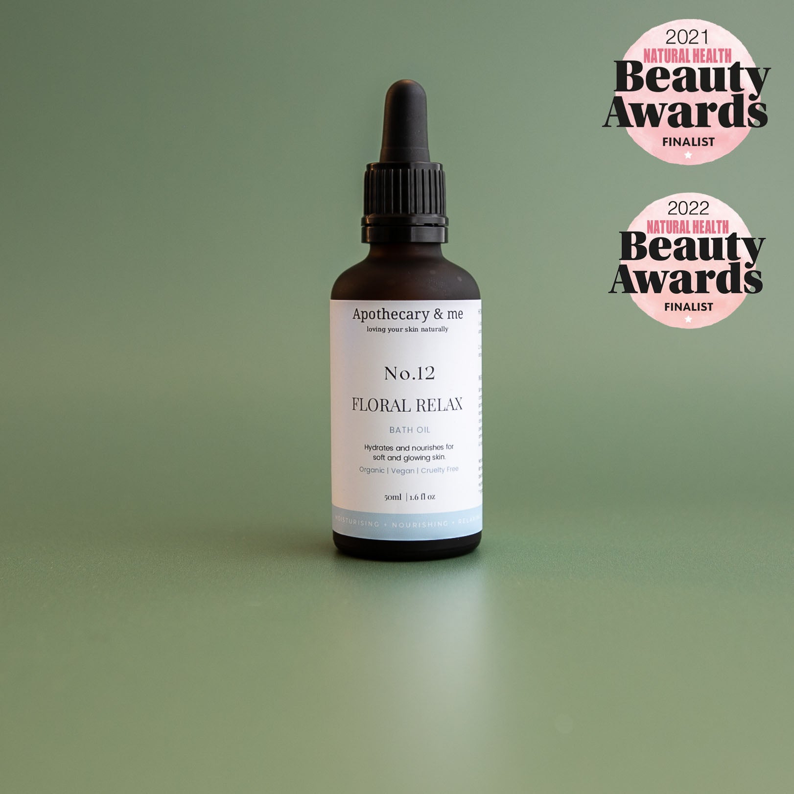 Floral Relax Bath Oil, Natural Health Beauty Awards