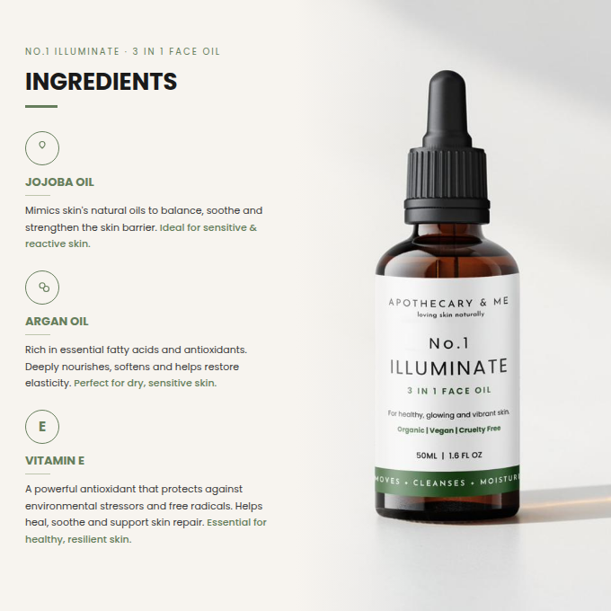 No 1 - Illuminate Face Oil